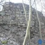 zamek w lipieńku - mur